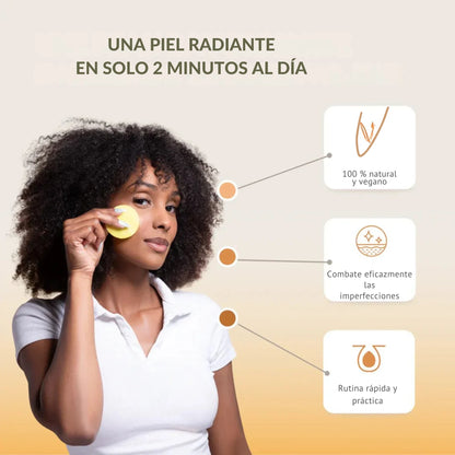 Discos Limpiadores 3 en 1 con Cúrcuma