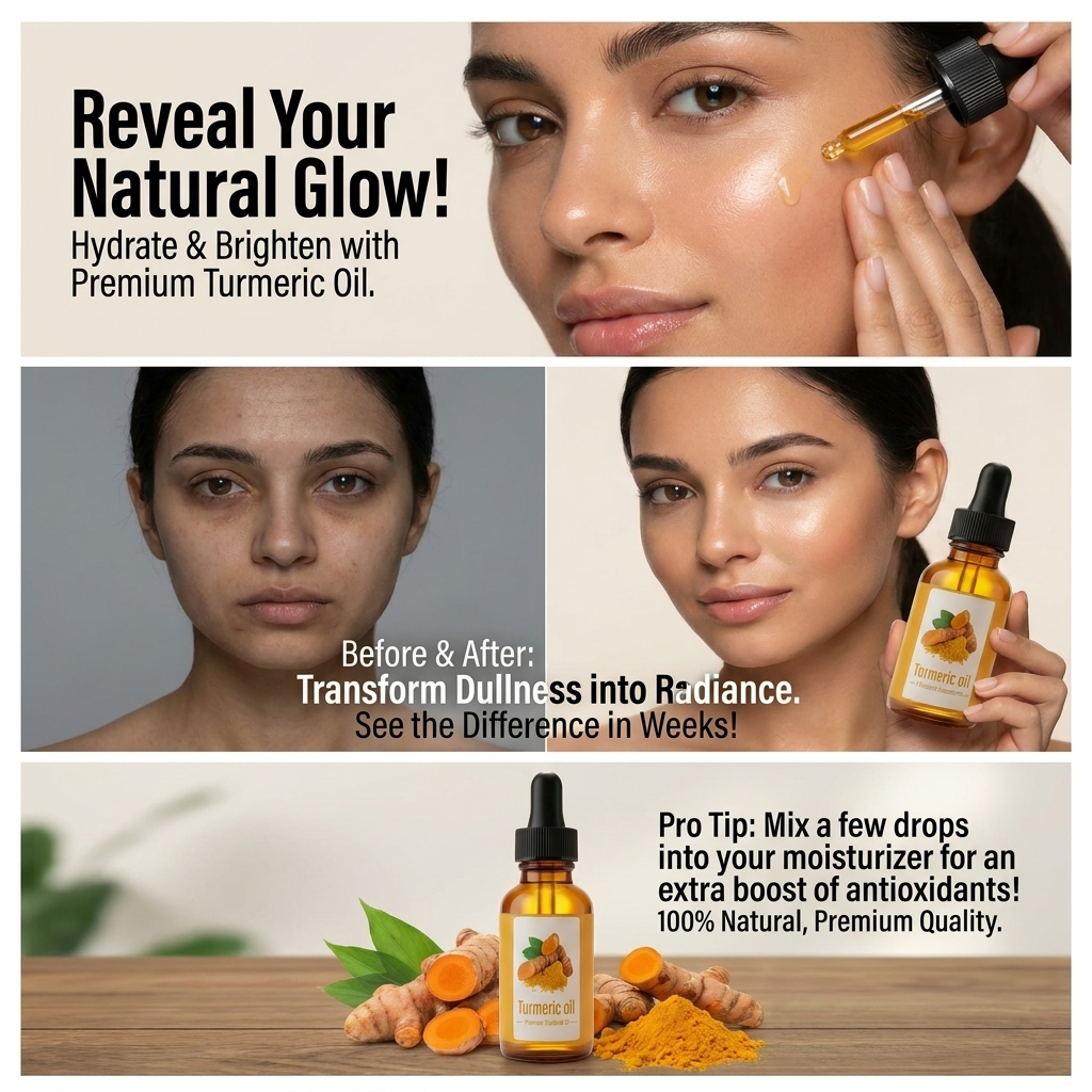 Turmeric Brightening Facial Oil