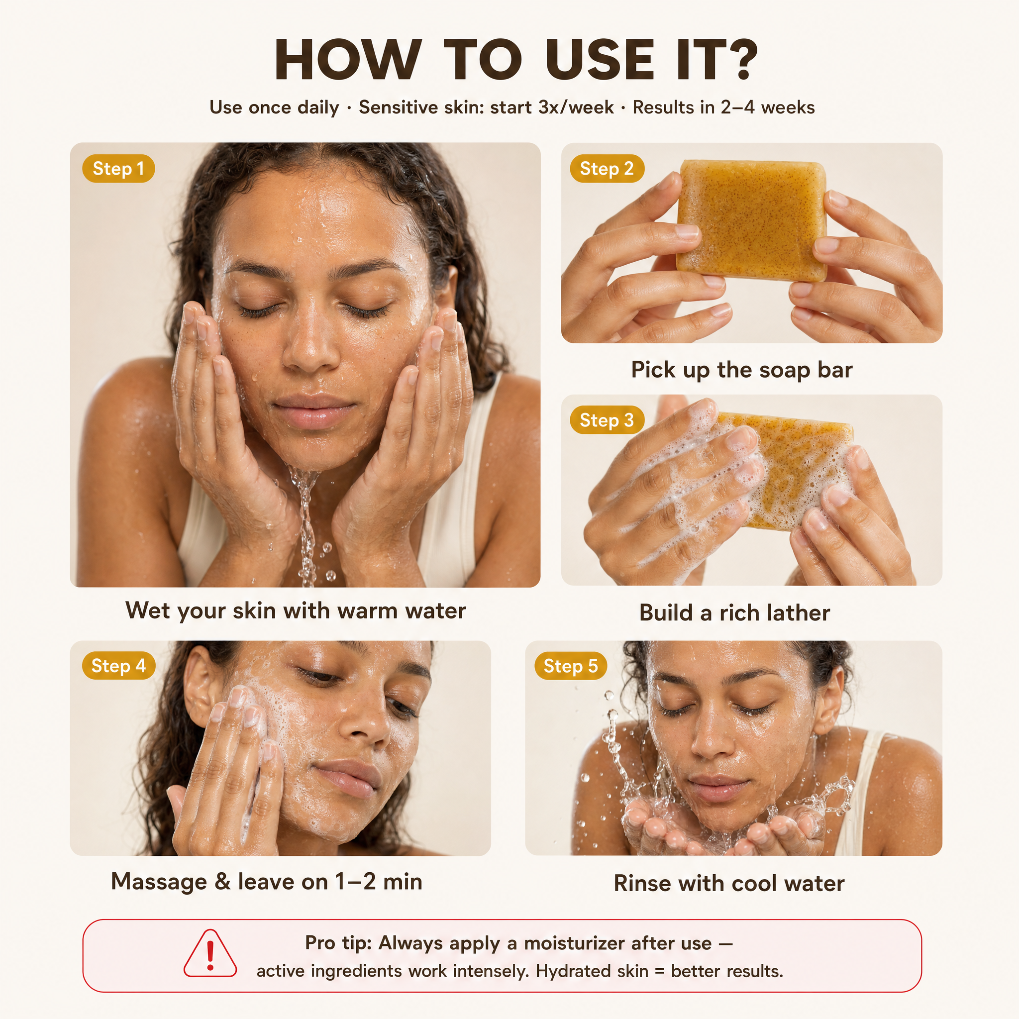 Turmeric & Kojic Acid Soap Bar