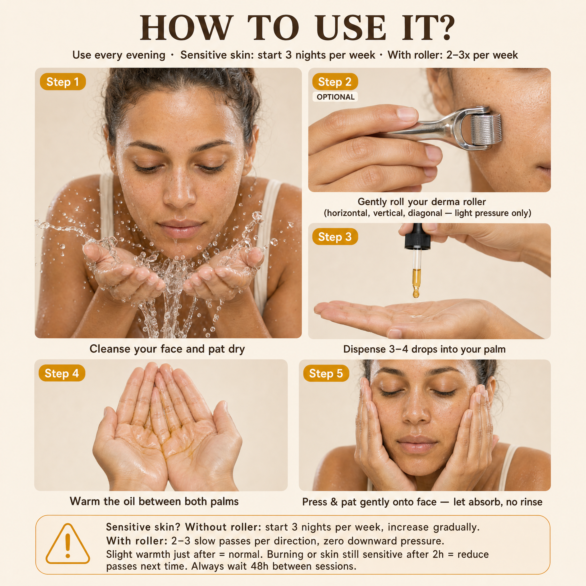 Turmeric Brightening Facial Oil