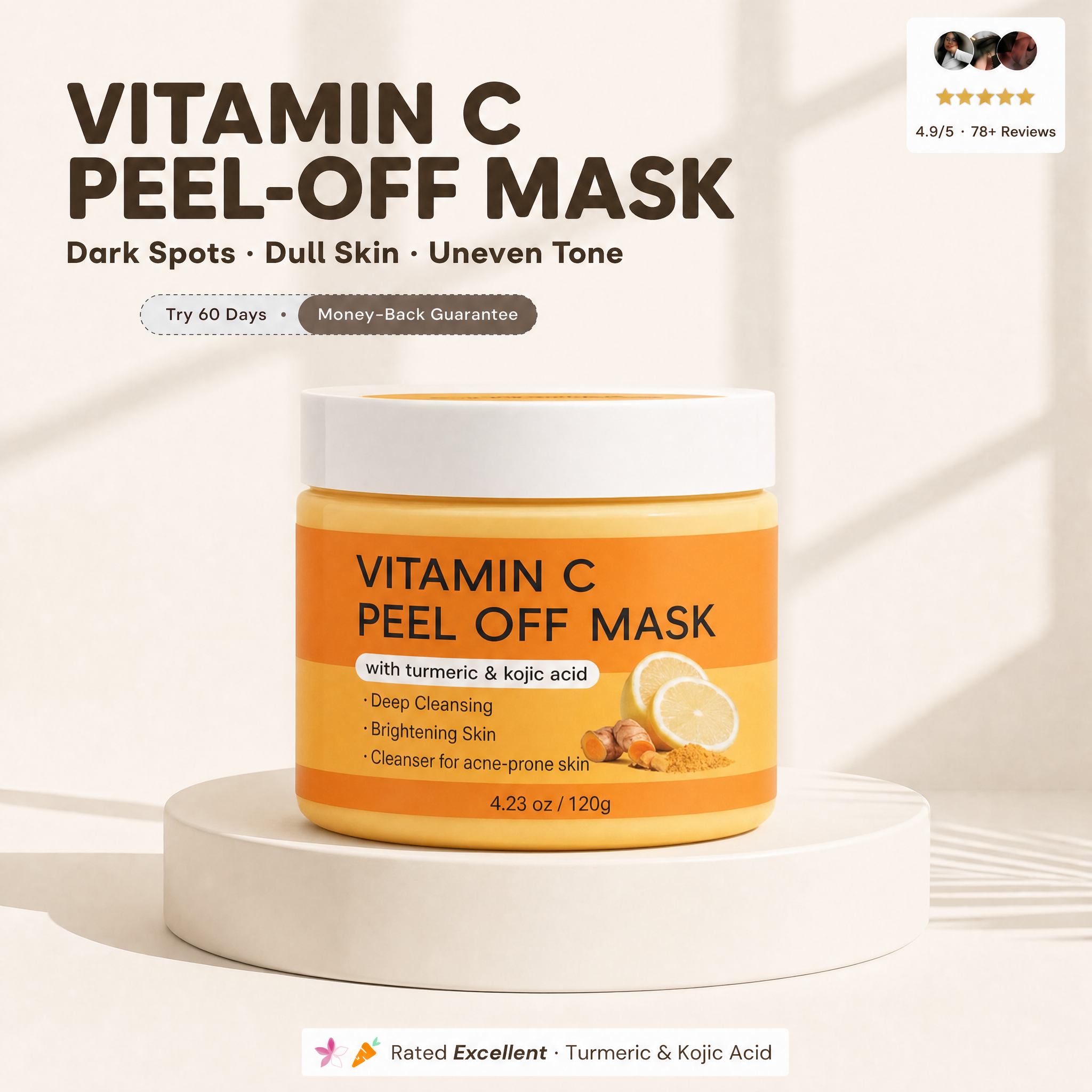 Vitamin C Turmeric Peel-Off Mask