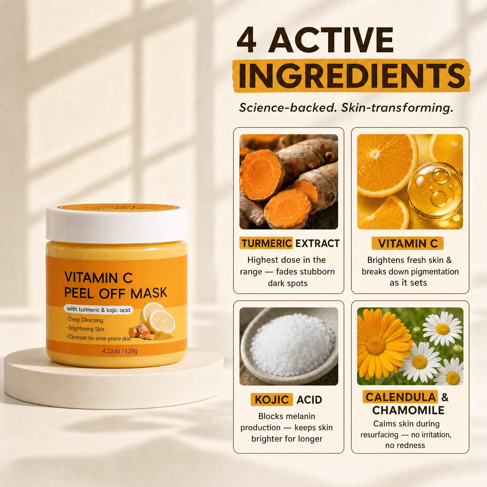 Vitamin C Turmeric Peel-Off Mask