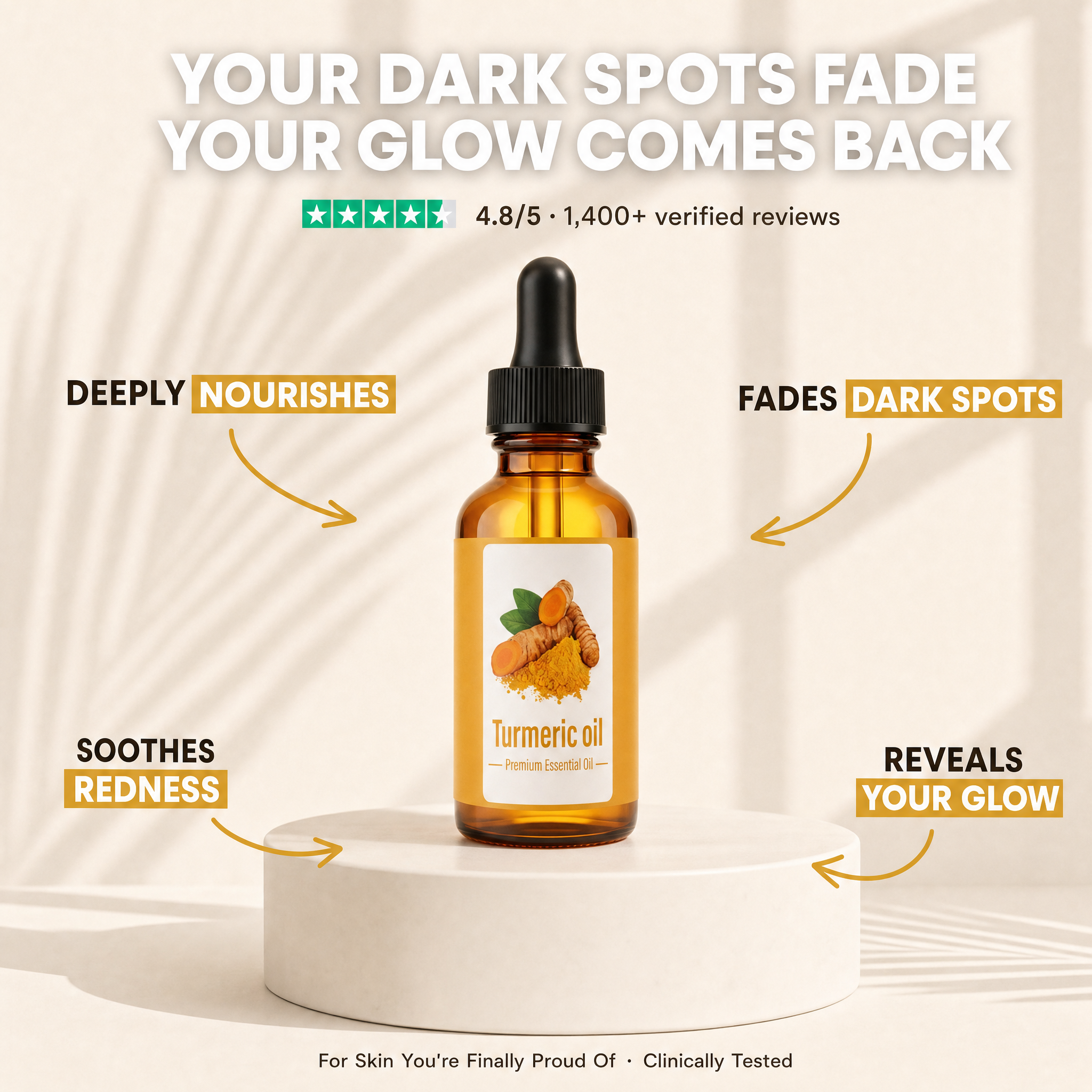 Turmeric Brightening Facial Oil