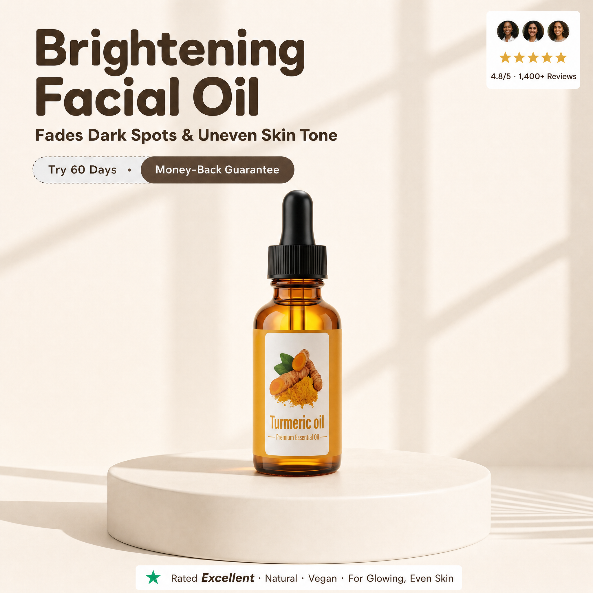 Turmeric Brightening Facial Oil